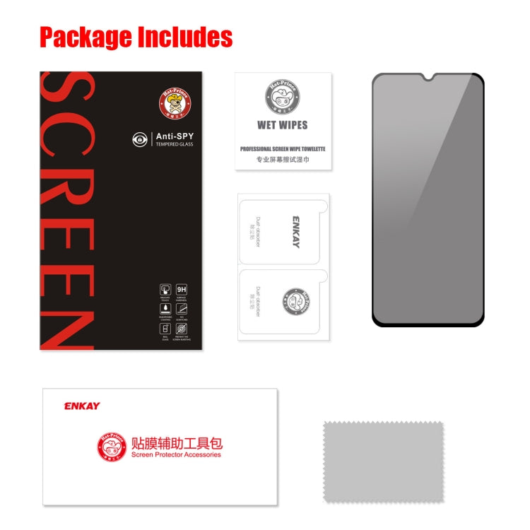 For Samsung Galaxy A04 / A04s ENKAY 28 Degree Anti-peeping Tempered Glass Full Screen Film, For Samsung Galaxy A04 / A04s (1pcs), For Samsung Galaxy A04 / A04s (2pcs), For Samsung Galaxy A04 / A04s (5pcs)