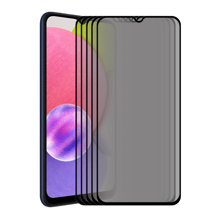 For Samsung Galaxy A14 5G ENKAY 28 Degree Anti-peeping Tempered Glass Full Screen Film, For Samsung Galaxy A14 5G(1pcs), For Samsung Galaxy A14 5G(2pcs), For Samsung Galaxy A14 5G(5pcs)