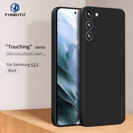 PINWUYO Sense Series Liquid Silicone TPU Phone Case, For Samsung Galaxy S23 5G, For Samsung Galaxy S23+ 5G, For Samsung Galaxy S23 Ultra 5G