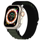 For Apple Watch Ultra 49mm / Black+Green