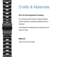 22mm Titanium Alloy Quick Release Watch Band
