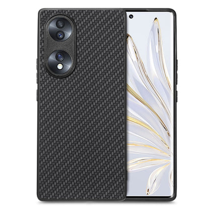 Carbon Fiber Texture Leather Back Cover Phone Case, For Honor 70, For Huawei Nova Y90, For vivo Y35, For Samsung Galaxy A50