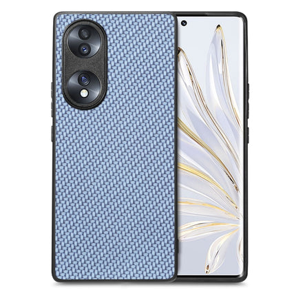 Carbon Fiber Texture Leather Back Cover Phone Case, For Honor 70, For Huawei Nova Y90, For vivo Y35, For Samsung Galaxy A50