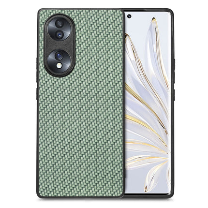 Carbon Fiber Texture Leather Back Cover Phone Case, For Honor 70, For Huawei Nova Y90, For vivo Y35, For Samsung Galaxy A50