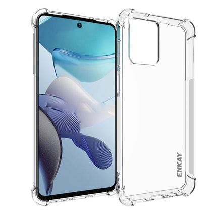 ENKAY Transparent TPU Shockproof Phone Case, For Motorola Moto G 5G 2023, For Motorola Moto G53 5G, For Motorola Moto X40 5G