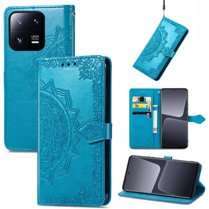 Mandala Flower Embossed Leather Phone Case, For Xiaomi 13, For Xiaomi Redmi Note 12 5G, For Xiaomi Redmi Note 12 Pro 5G, For Xiaomi Redmi Note 12 Pro+ China