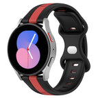 For Samsung Galaxy Watch5 40mm / Black+Red