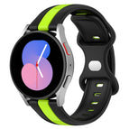 For Samsung Galaxy Watch5 40mm / Black+Green