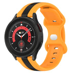 For Samsung Galaxy Watch5 Pro 45mm / Black+Yellow