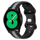 For Samsung Galaxy Watch4 44mm / Black+Grey
