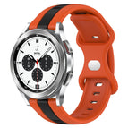 For Samsung  Galaxy Watch 4 Classic 42mm / Orange+Black