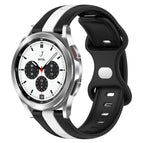 For Samsung  Galaxy Watch 4 Classic 42mm / Black+White