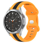 For Samsung  Galaxy Watch 4 Classic 46mm / Black+Yellow