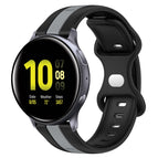 For Samsung Galaxy Watch Active 2 40mm / Black+Grey