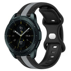 For Samsung Galaxy Watch 42mm / Black+Grey
