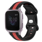 For Garmin Venu SQ / Black+Red