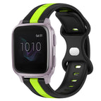 For Garmin Venu SQ / Black+Green