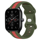 For Amazfit GTS 4 / Red+Army Green