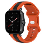 For Amazfit GTS 2E / Orange+Black