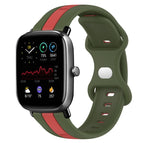 For Amazfit GTS 2 Mini / Red+Army Green