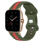 For Amazfit GTS 2 / Red+Army Green
