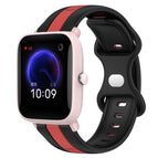For Amazfit Pop Pro / Black+Red