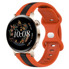 For Huawei Watch GT3 42mm / Orange+Black