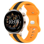 For Huawei Watch GT3 42mm / Black+Yellow