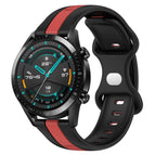 For Huawei Watch GT2 42mm / Black+Red