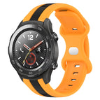For Huawei Watch 2 / Black+Yellow