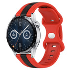 For Huawei Watch GT3 46mm / Red+Black
