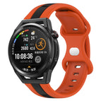 For Huawei Watch GT Runner / Orange+Black