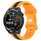 For Huawei Watch GT Runner / Black+Yellow