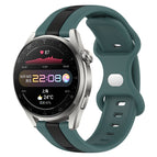 For Huawei Watch 3 Pro / Green+Black