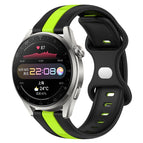 For Huawei Watch 3 Pro / Black+Green
