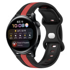For Huawei Watch 3 / Black+Red