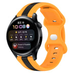 For Huawei Watch 3 / Black+Yellow