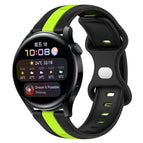 For Huawei Watch 3 / Black+Green