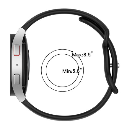20mm Butterfly Buckle Two-Color Silicone Watch Band, For Huawei Watch 3, For Huawei GT2 Pro