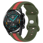 For Huawei GT2 46mm / Red+Army Green