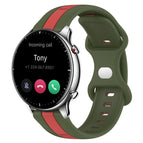 For Amazfit GTR 2 / Red+Army Green