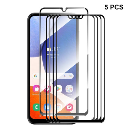 For Samsung Galaxy A14 5G ENKAY Hat-Prince Full Glue 0.26mm 9H 2.5D Tempered Glass Full Film, For Samsung Galaxy A14 5G(1pcs), For Samsung Galaxy A14 5G(2pcs), For Samsung Galaxy A14 5G(5pcs), For Samsung Galaxy A14 5G(10pcs)