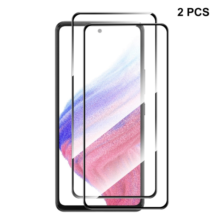 For Samsung Galaxy A54 5G ENKAY Hat-Prince Full Glue 0.26mm 9H 2.5D Tempered Glass Full Film, For Samsung Galaxy A54 5G(1pcs), For Samsung Galaxy A54 5G(2pcs), For Samsung Galaxy A54 5G(5pcs), For Samsung Galaxy A54 5G(10pcs)
