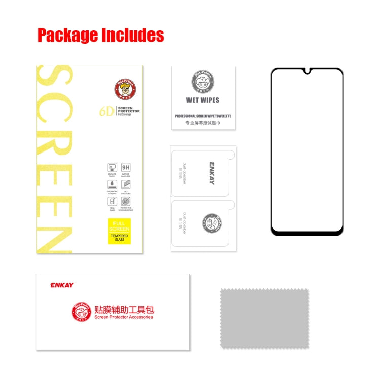 For Samsung Galaxy A14 5G ENKAY Hat-Prince 6D Full Glue Tempered Glass Full Film, For Samsung Galaxy A14 5G(1pc), For Samsung Galaxy A14 5G(2pcs), For Samsung Galaxy A14 5G(5pcs)