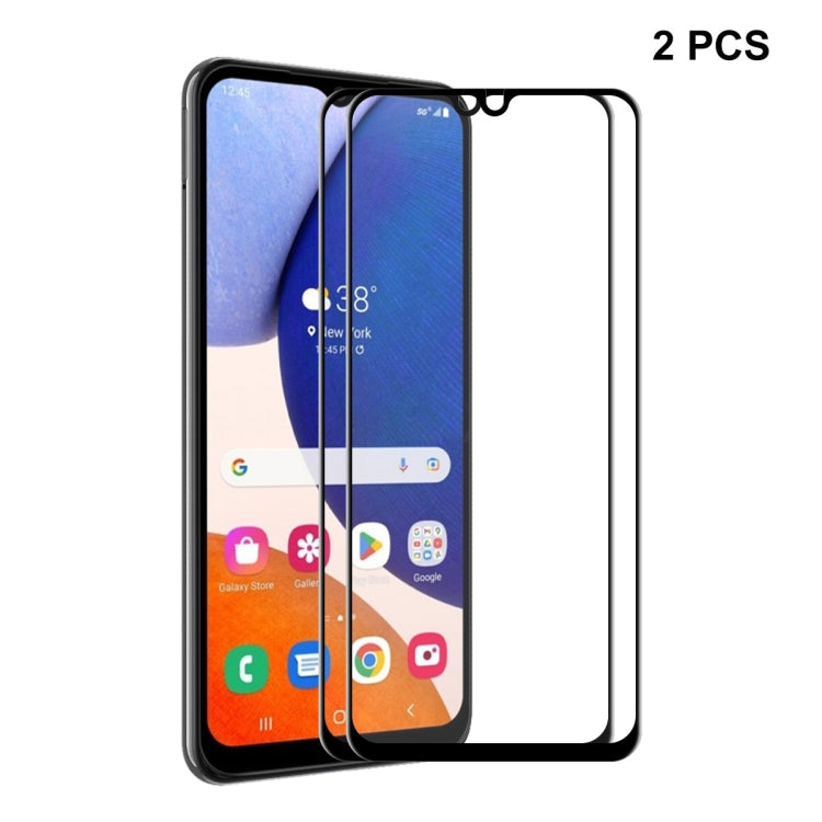 For Samsung Galaxy A14 5G ENKAY Hat-Prince 6D Full Glue Tempered Glass Full Film, For Samsung Galaxy A14 5G(1pc), For Samsung Galaxy A14 5G(2pcs), For Samsung Galaxy A14 5G(5pcs)