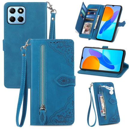 Embossed Flower Shockproof Leather Phone Case, For Honor X8 5G, For OPPO A17, For OPPO Reno8, For Xiaomi Poco M5