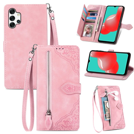 Embossed Flower Shockproof Leather Phone Case, For  Samsung Galaxy A32 5G, For Xiaomi Redmi K50 Ultra