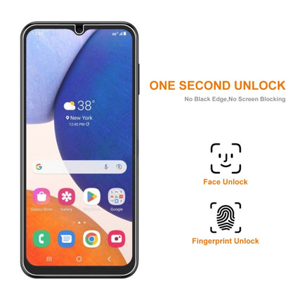 For Samsung Galaxy A14 5G ENKAY Hat-Prince 0.26mm 9H 2.5D Tempered Glass Film, For Samsung Galaxy A14 5G(1pc), For Samsung Galaxy A14 5G(2pcs), For Samsung Galaxy A14 5G(5pcs), For Samsung Galaxy A14 5G(10pcs)