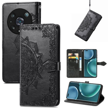 Mandala Flower Embossed Leather Phone Case, For Honor Magic 4 Pro, For Honor X8 5G, For Honor X30 / Magic 4 Lite 5G, For Infinix Note 11