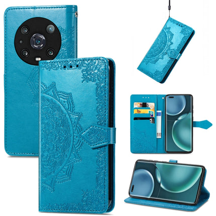 Mandala Flower Embossed Leather Phone Case, For Honor Magic 4 Pro, For Honor X8 5G, For Honor X30 / Magic 4 Lite 5G, For Infinix Note 11